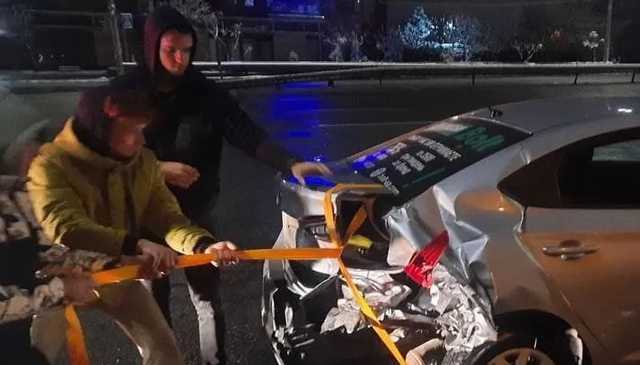 В Киеве произошло масштабное ДТП с участием авто полиции