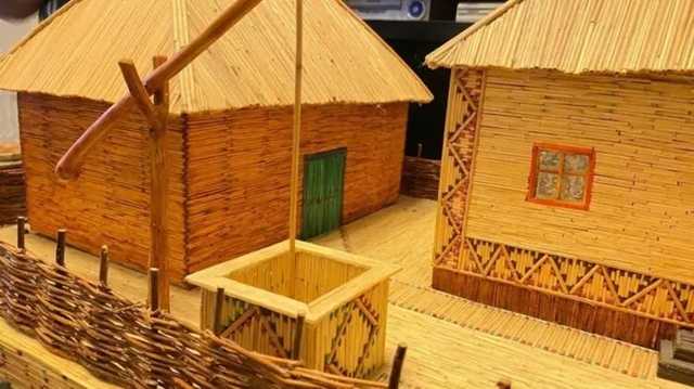 Киевлянин с ДЦП установил рекорд, создав крупнейшую композицию из спичек