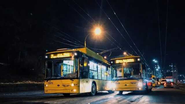 В Киеве произошел сбой в работе троллейбусов и трамваев
