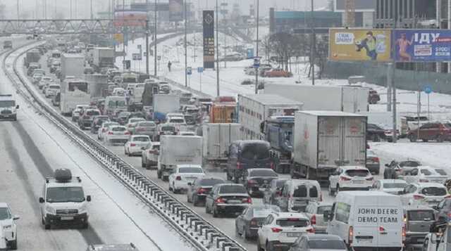 Киев остановился в пробках