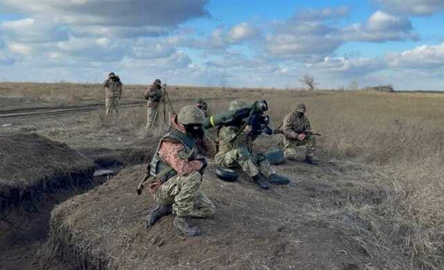 Боевые стрельбы с использованием ПТРК Javelin прошли в Донецкой области