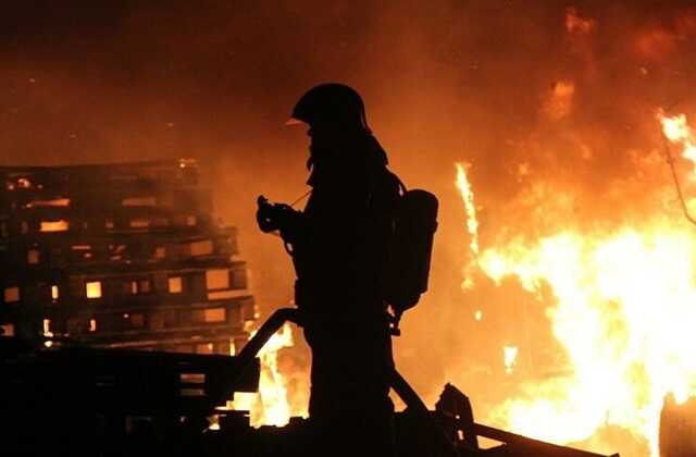 В Одессе горел торговый павильон