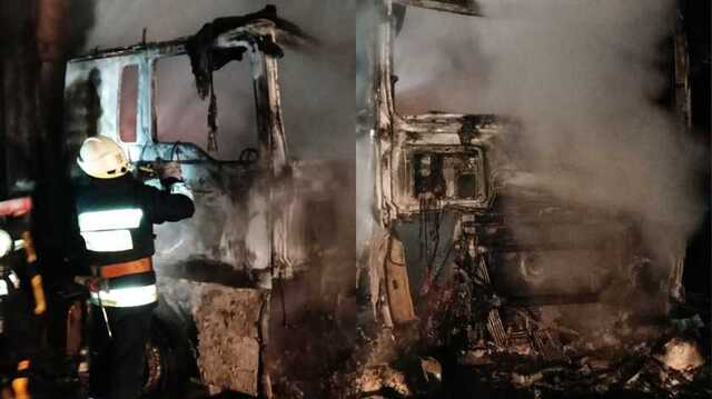 Водитель сгорел заживо: в Днепре произошел трагический пожар фуры
