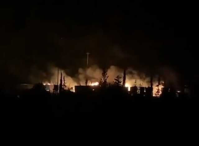 Израиль нанес авиаудар по порту в Сирии, возник масштабный пожар