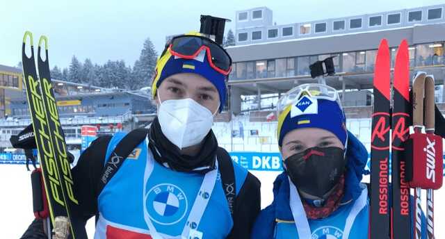 Украина завоевала бронзу на этапе Кубка мира по биатлону