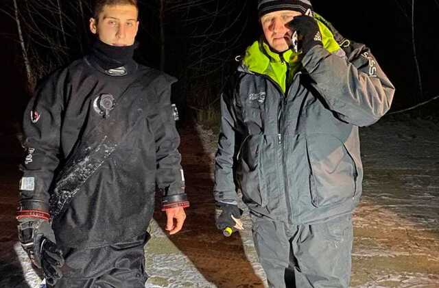 В Киевской области рыбак не мог сойти с тонкого льда: его чудом спасли