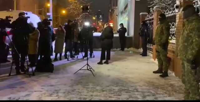 В Киеве собрались сторонники белорусской оппозиции для поддержки протестов в Казахстане