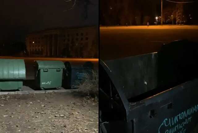 «Побойтесь Бога»: В центре Одессы бабушку бросили в мусорный бак