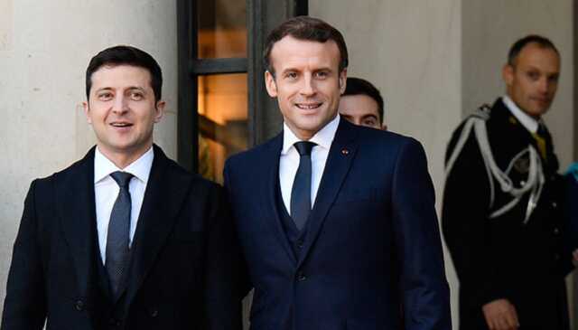 Макрон сегодня поговорит с Зеленским после беседы с Путиным