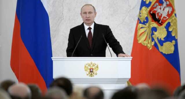 Путин у разбитого корыта