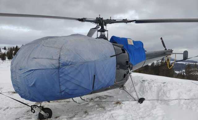 В Закарпатской области пограничники задержали вертолет контрабандистов