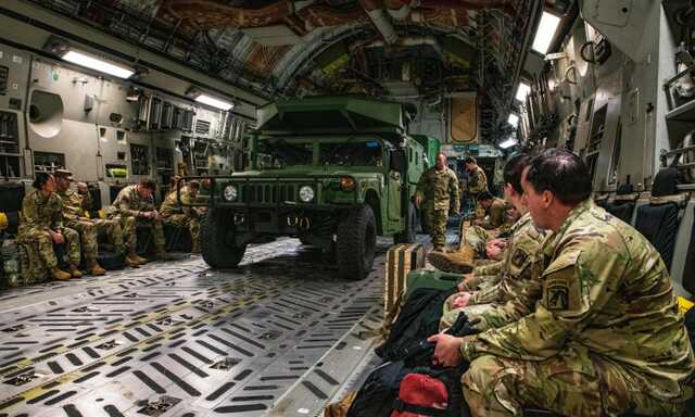 В Германию прибыла первая группа американских военных