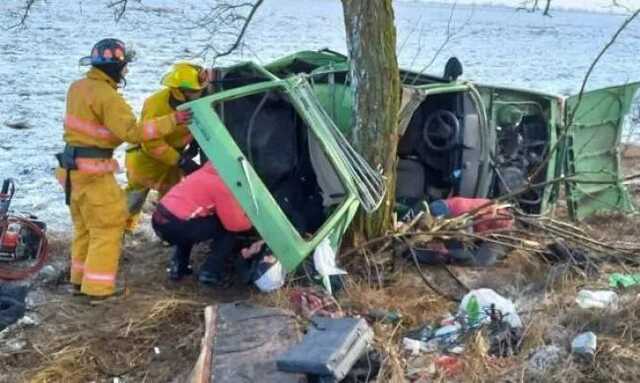 Под Мелитополем авто вылетело в кювет: есть жертвы