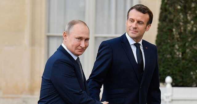 "Должны найти ответ, чтобы не допустить войны": Макрон с Путиным начали встречу