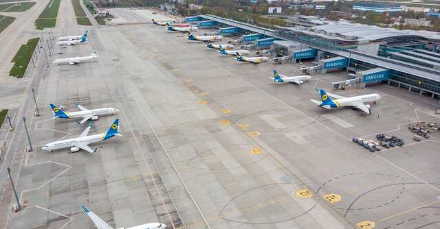 В аэропорту "Борисполь" задерживается ряд рейсов