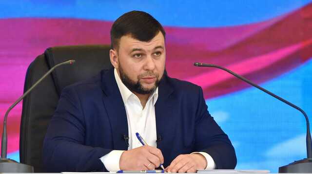 Главарь "ДНР" Пушилин назвал "эвакуацию" на Донбассе "подготовкой к войне"