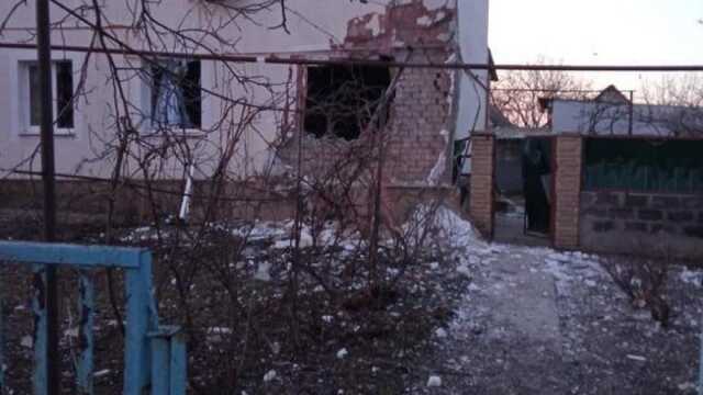 В районе Светлодарска прямое попадание в газовую трубу жилого дома