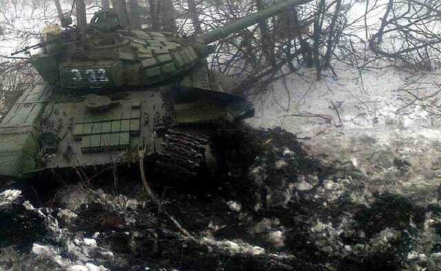 Підбита техніка військ РФ на Луганщині