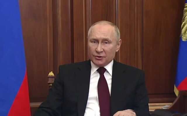 Путін назвав дії Росії в Україні "вимушеним заходом"