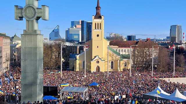 Я благодарен, – Зеленский прокомментировал митинги в Эстонии