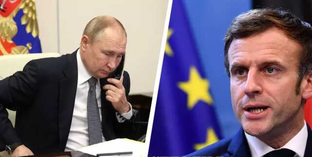 Макрон потребовал от Путина прекратить геноцид в Украине