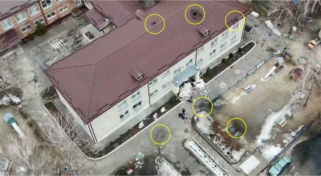 Bellingcat: Россияне применили кассетные боеприпасы при обстреле садика в Ахтырке