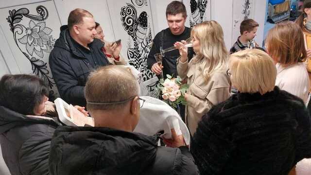 В Одесской области в бомбоубежище поженилась пара