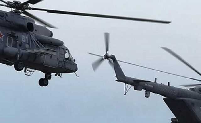 На Николаевщине высадился десант из 4 вертолетов