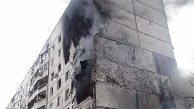 Удар оккупантов по Харькову попал на камеру видеорегистратора