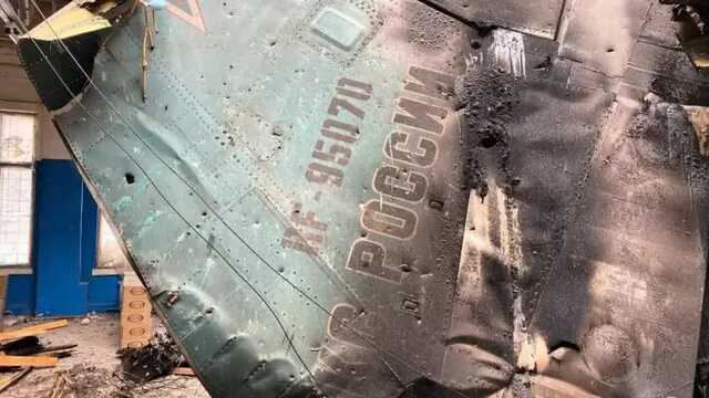 Сбитие вражеского самолета в Харькове: появились фото