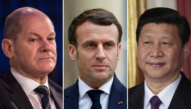 Война РФ против Украины: Шольц, Макрон и Си Цзиньпин поддержат любые переговоры