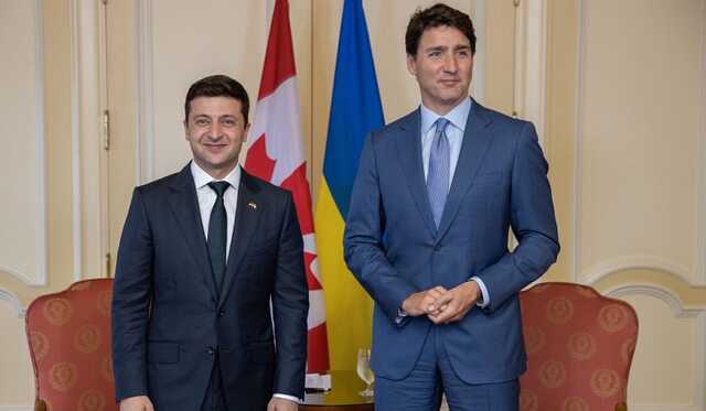Зеленский обсудил с Трюдо оборонное сотрудничество и ужесточение санкций против РФ