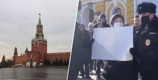 Реальность по Оруэллу: за что задержали двух россиян на пикетах