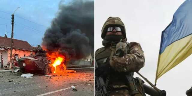 Тероборона Киева уничтожила колонну техники оккупантов