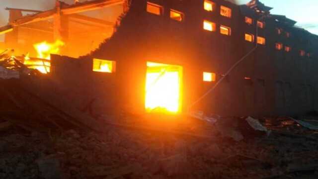 Оккупанты нанесли авиаудар по складу зерновых на Житомирщине