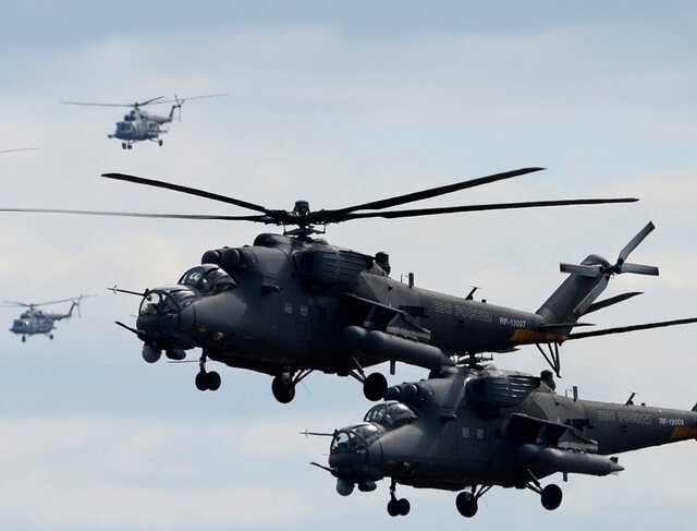 "Не долетел на учения": в ВСУ показали сбитый вражеский Ми-35