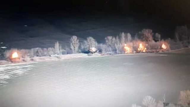 Красивая и ювелирная работа: Силы специальных операций эффектно взорвали колонну оккупантов