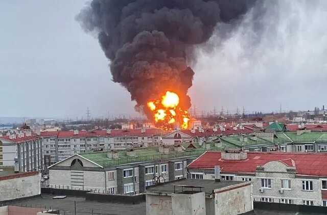 МО РФ обвинило Украину в атаке на нефтебазу в Белгороде
