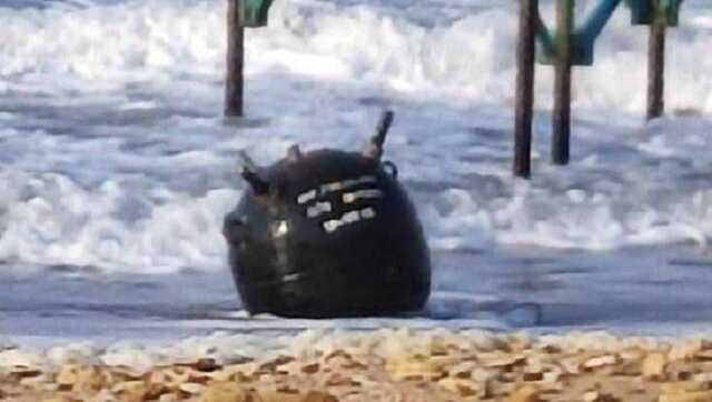 В Одесской области к берегу прибило мину