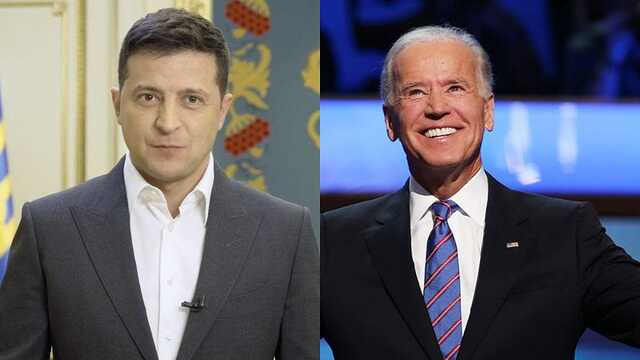 Зеленский поблагодарил Байдена и народ США за поддержку Украины