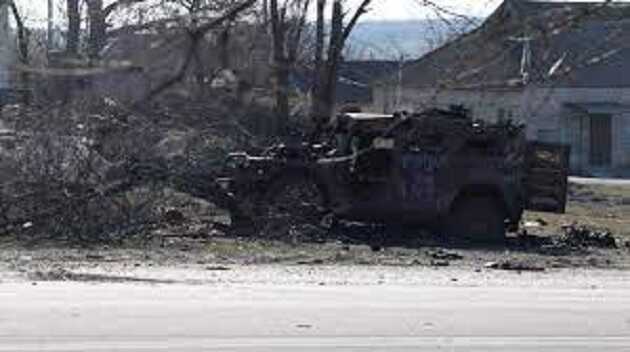 В Запорожской области ВСУ разбомбили бронетехнику оккупантов