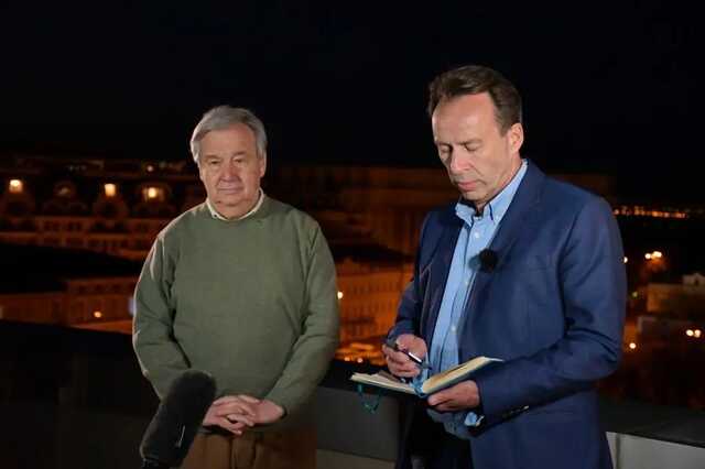 Мы не сдадимся: Генсек ООН написал письмо украинцам после посещения Киева