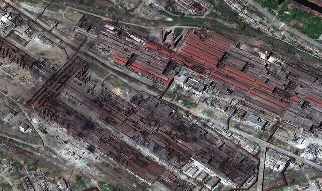 Украинские воины показали, как "Азовсталь" выглядит после бомбардировок