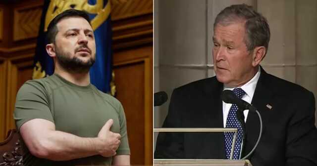 Буш: Зеленский – это Черчилль нашего времени