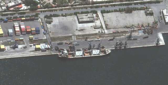 CNN: Российское судно с украинским зерном находится в порту Сирии