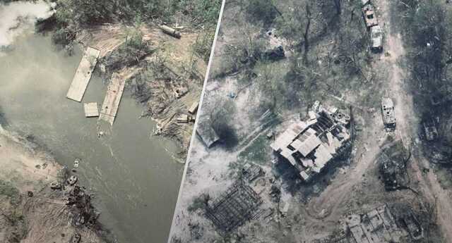 Бойцы 80 бригады уничтожили российскую БТГ при попытке переправы