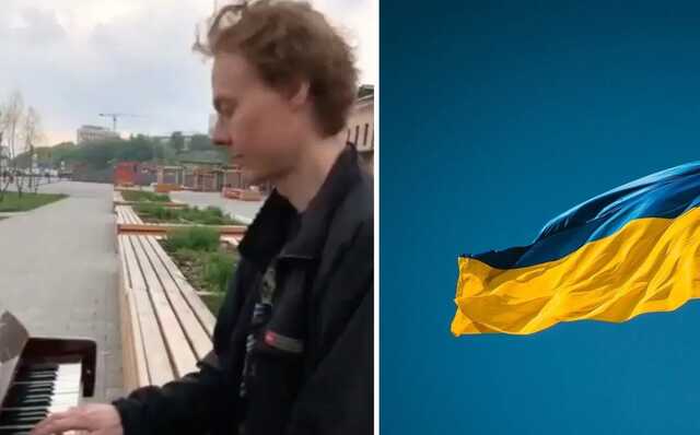 В России арестовали мужчину, который сыграл на пианино гимн Украины на набережной