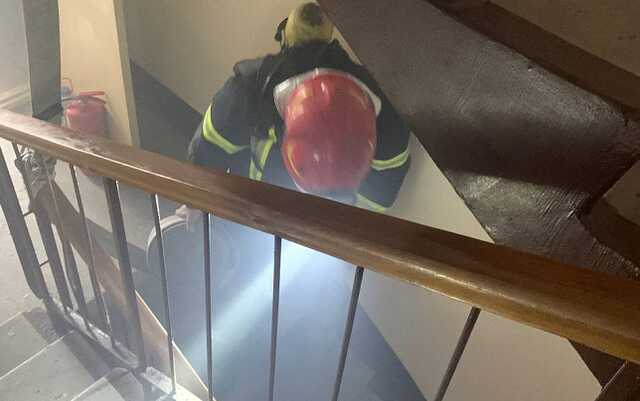 В Киеве горела многоэтажка