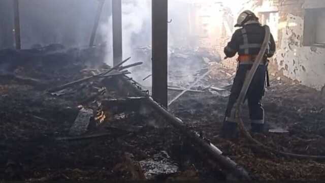 Ліквідовано пожежу, спричинену ворожим обстрілом на Сумщині, - ДСНС