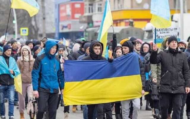 Жители оккупированного Мелитополя снова вышли на митинг